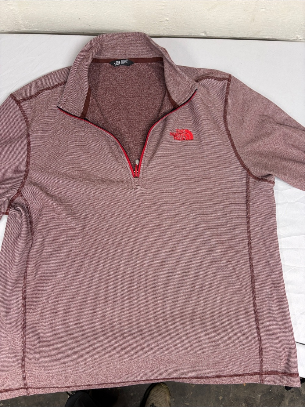 The North Face Heathered Rose Quarter-Zip Pullover